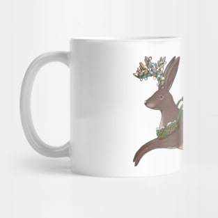 Santa Claws and Jackalope Mug